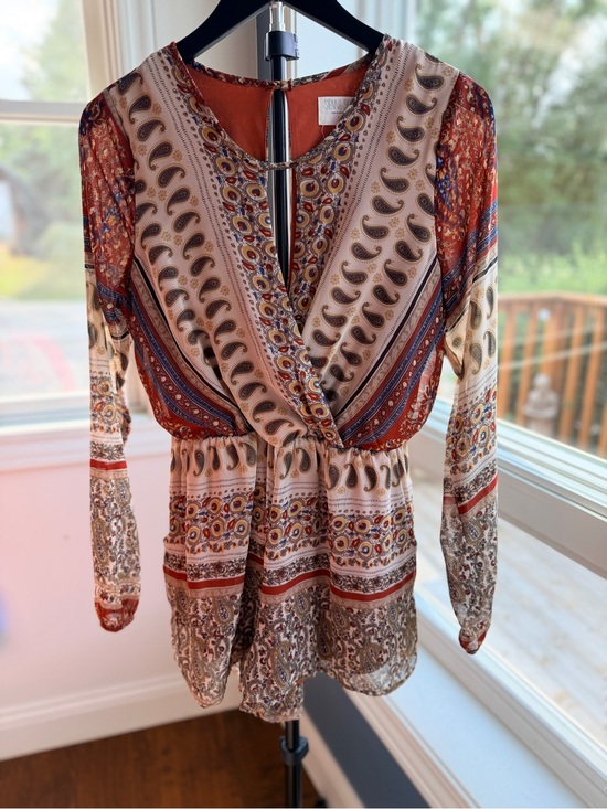 Sienna Sky Pants - Chic trendy bohemian romper size small Sienna Sky